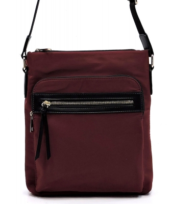 Nylon Crossbody Bag NP2692 WINE